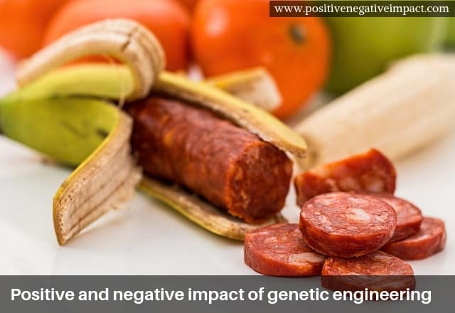 Positive and negative impact of genetic engineering