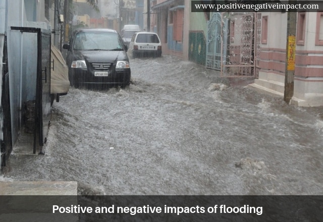 Positive and negative impacts of flooding