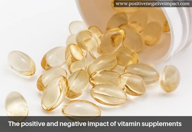 The positive and negative impact of vitamin supplements
