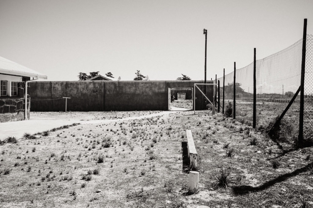 The prison on Robben Island