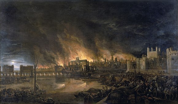 Image of the Great Fire of London