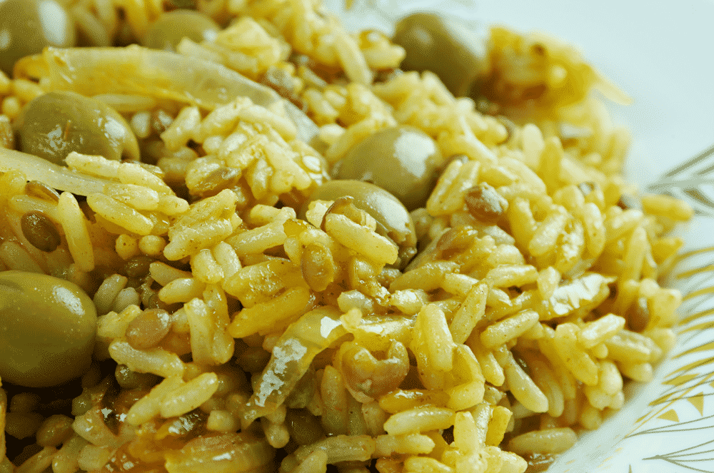 Arroz con Gandules is the national dish of Puerto Rico. 