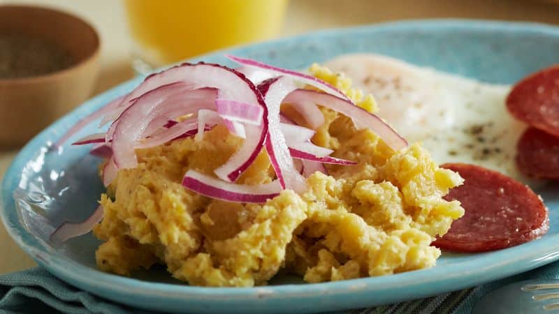 The national breakfast of the Dominican Republic is Mangú