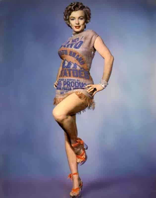 Marilyn Monroe and the Potato Sack Dress