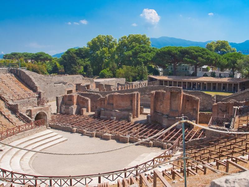The Popmpeii Ampitheater.