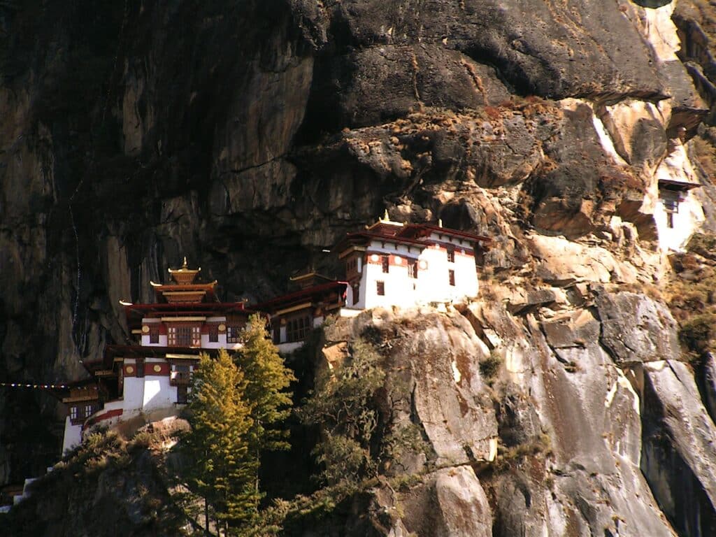 Paro Takstang is a remote Buddhist temple in Bhutan