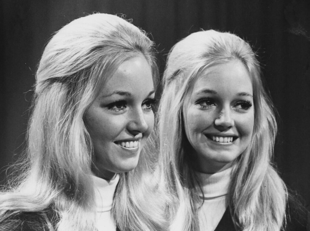 Patricia and Priscilla Barnstable, the Doublemint Twins who modeled for Playboy