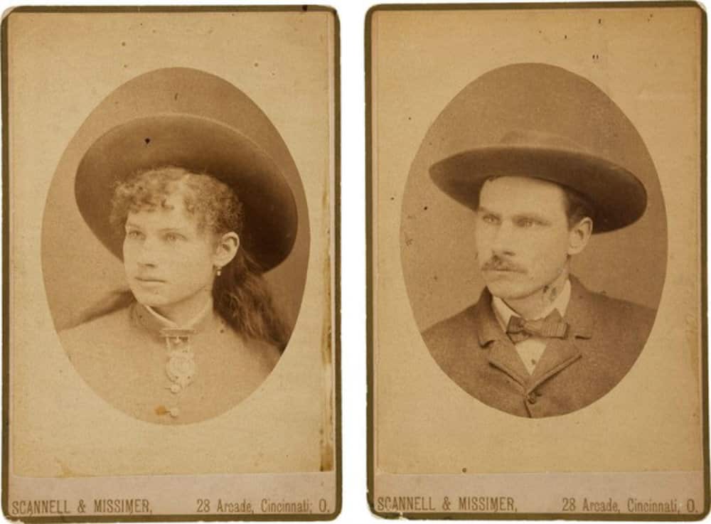 Annie Oakley and her husband, Butler