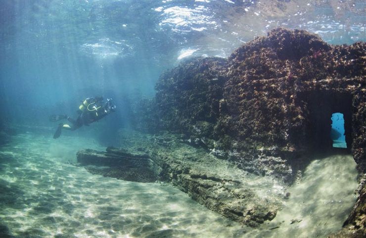 Some consider the sunken city of Baia to be the  "Las Vegas" of the Roman Empire